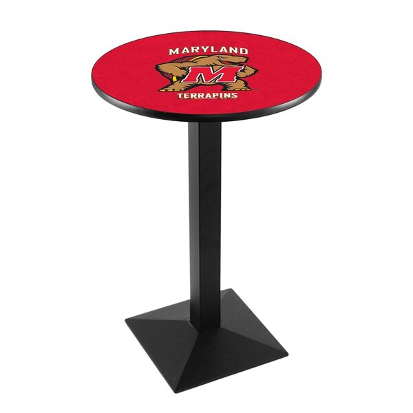 42" Blk Wrinkle Maryland Pub Table